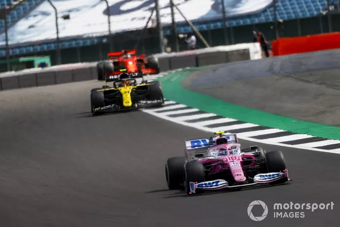 Lance Stroll, Racing Point RP20, Esteban Ocon, Renault F1 Team R.S.20, Sebastian Vettel, Ferrari SF1000