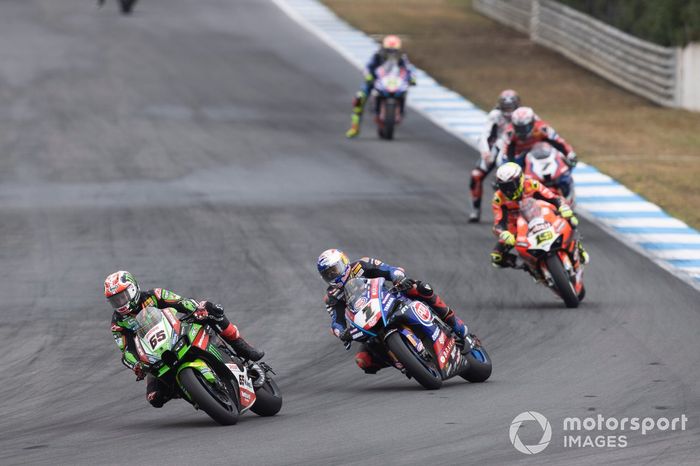 Jonathan Rea, Kawasaki Racing Team WSBK, Toprak Razgatlioglu, Pata Yamaha WorldSBK, Alvaro Bautista, Aruba.it Racing Ducati