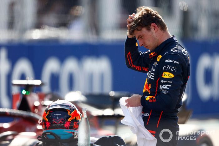 Tercer puesto Max Verstappen, Red Bull Racing, en la parrilla tras la clasificación