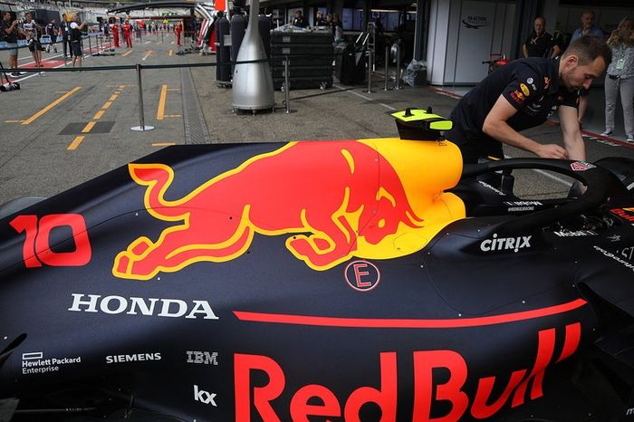 Detalle técnico del Red Bull Racing RB15