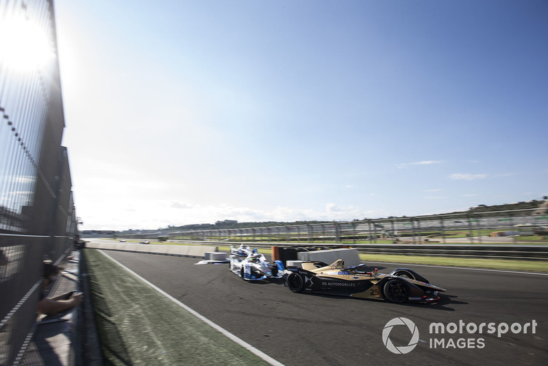 Jean-Eric Vergne, DS TECHEETAH, DS E-Tense FE19, Alexander Sims BMW I Andretti Motorsports, BMW iFE.18