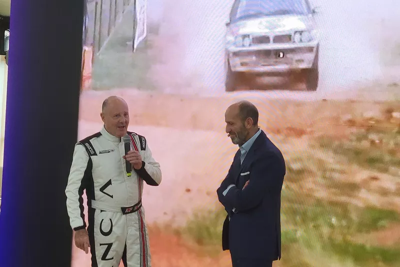 Presentazione Lancia Ypsilon Rally4 HF, Miki Biasion
