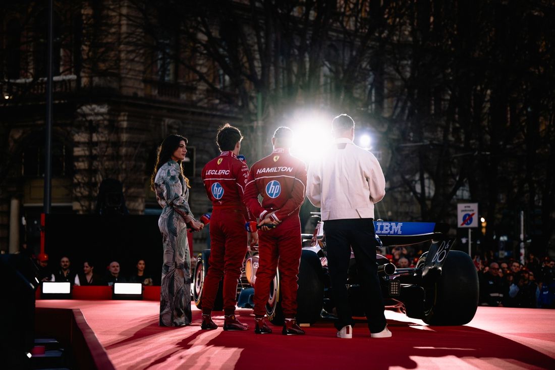 Charles Leclerc, Ferrari, Lewis Hamilton
