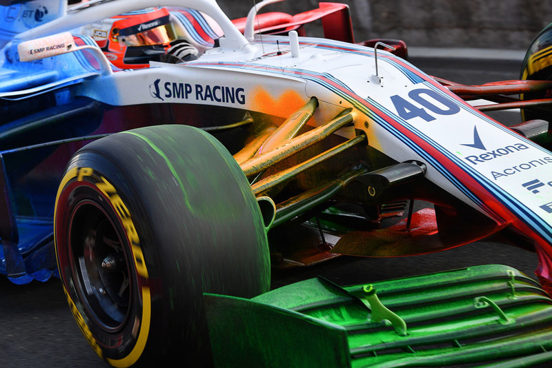 Роберт Кубіца, Williams FW41 та аерофарба на передній підвісці та крилі