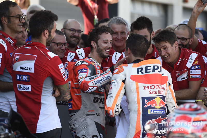 Andrea Dovizioso, Ducati Team, Marc Márquez, Repsol Honda Team
