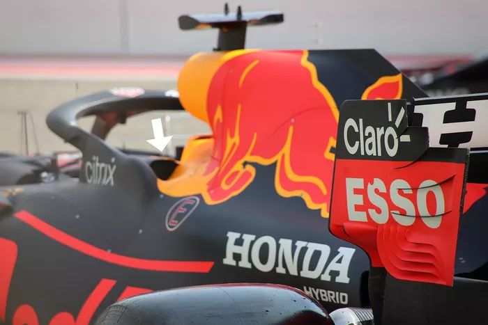 Detalle del Red Bull Racing RB16B