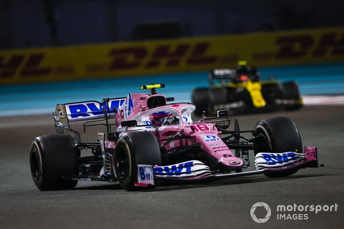 Lance Stroll, Racing Point RP20, Esteban Ocon, Renault F1 Team R.S.20