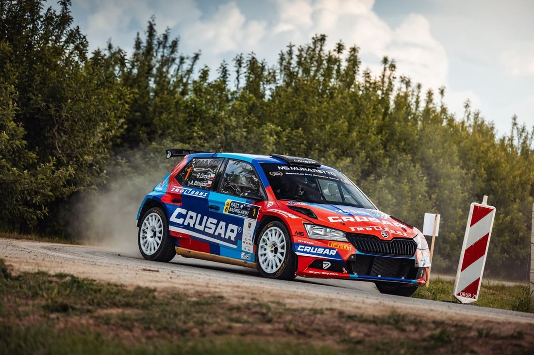 Grzegorz Grzyb Adam Binięda Skoda Fabia Rally 2 evo