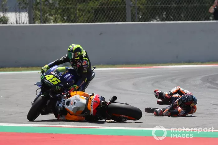 Acidente envolvendo Lorenzo, Dovizioso, Viñales e Rossi