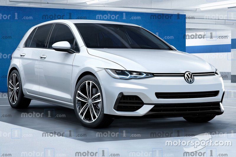 Рендер Volkswagen Golf 8
