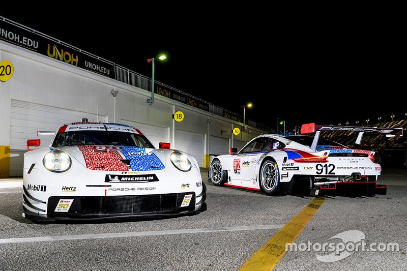 #911 Porsche GT Team: Patrick Pilet, Nick Tandy, Frederic Makowiecki, #912 Porsche GT Team: Earl Bamber, Laurens Vanthoor, Mathieu Jaminet