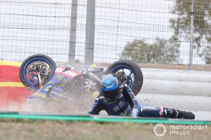 Christophe Ponsson, Gil Motor Sport Yamaha - 7 caídas