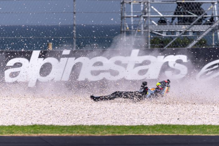 Fermin Aldeguer, Gresini Racing crash
