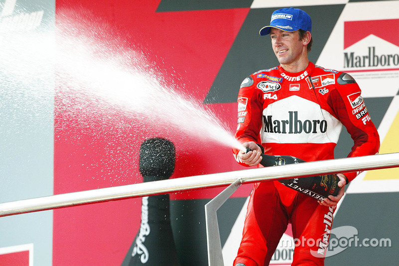 Podium: third place Troy Bayliss, Ducati Team