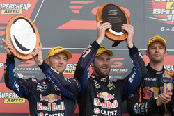 Podium: second place Shane van Gisberge, Alexander Premat, Triple Eight Race Engineering Holden