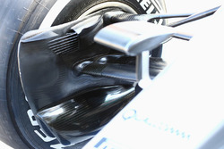 Détails du B-duct de la Mercedes AMG F1 Team W07