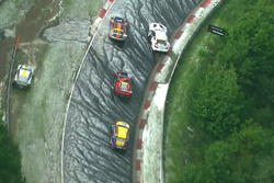 Unfall: #100 Schubert Motorsport, BMW M6 GT3: John Edwards, Jens Klingmann, Lucas Luhr, Martin Tomczyk