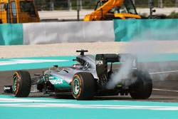 Lewis Hamilton, Mercedes AMG F1, W07 Hybrid, Motorschaden