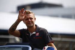 Kevin Magnussen, Haas F1 Team, in the drivers parade