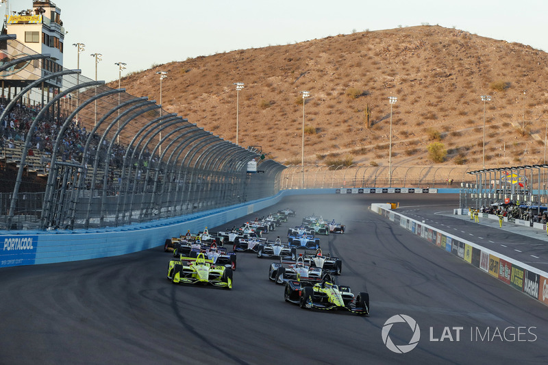 Départ : Sébastien Bourdais, Dale Coyne Racing with Vasser-Sullivan Honda