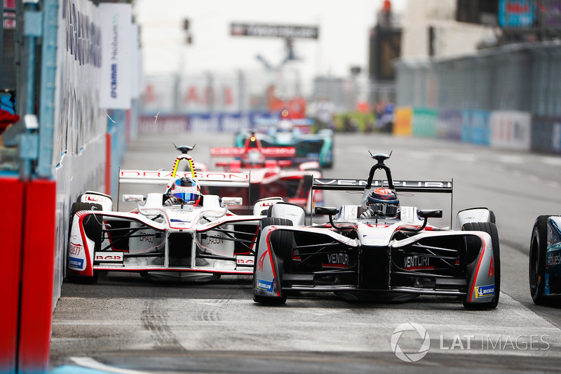 Edoardo Mortara, Venturi Formula E Team, Jose Maria Lopez, Dragon Racing