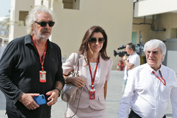 Flavio Briatore, with Fabiana Flosi and her husband Bernie Ecclestone