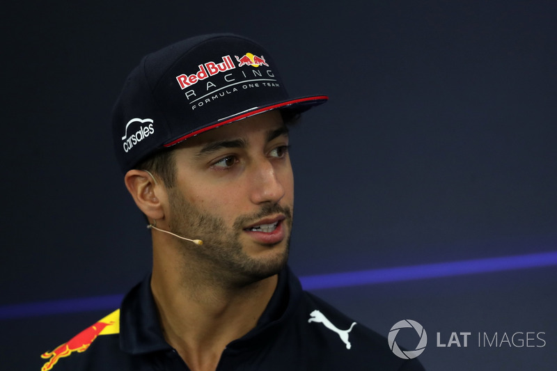 Daniel Ricciardo, Red Bull Racing in the Press Conference