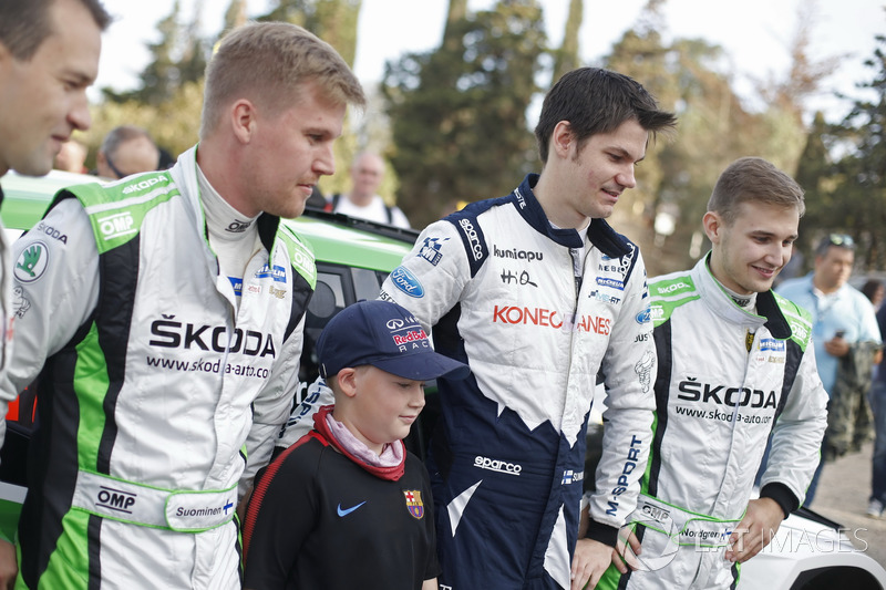 Teemu Suninen, M-Sport World Rally Team y Juuso Nordgren, Tapio Suominen, Skoda Motorsport