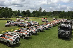 Vehículos de la organización de carrera