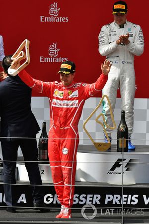 Sebastian Vettel, Ferrari celebra