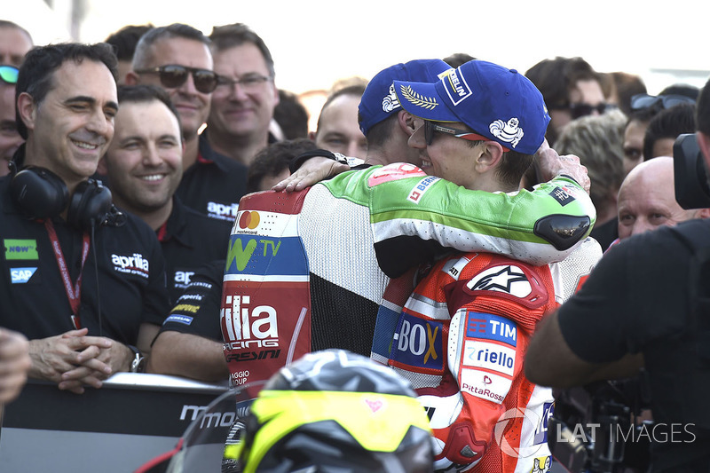 Jorge Lorenzo et Aleix Espargaró