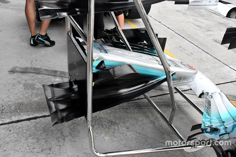 Mercedes F1 W08: Frontpartie
