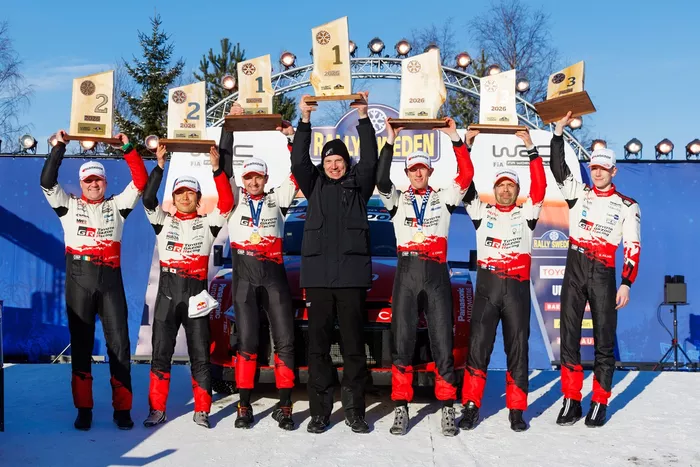 Vainqueurs : Elfyn Evans, Scott Martin, Toyota Gazoo Racing WRT ; deuxième place : Takamoto Katsuta, Aaron Johnston, Toyota Gazoo Racing WRT ; troisième place : Sami Pajari, Marko Salminen, Toyota Gazoo Racing WRT2.