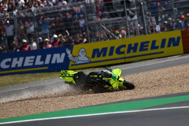 Franco Morbidelli, accident de l'équipe VR46 Racing