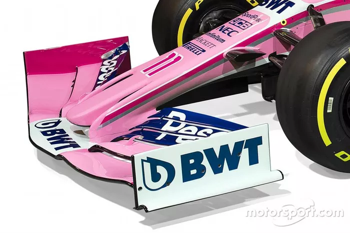 Détail de la livrée Racing Point 