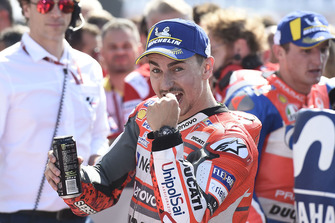 Il poleman Jorge Lorenzo, Ducati Team