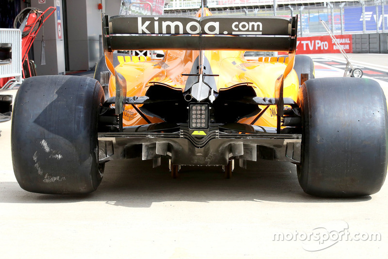McLaren MCL33 diffuser