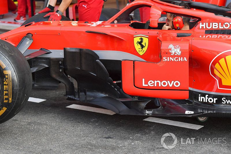 Ferrari SF71H bargeboard