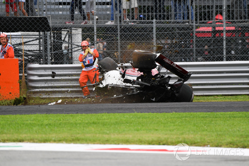 Marcus Ericsson, Sauber C37 kazası
