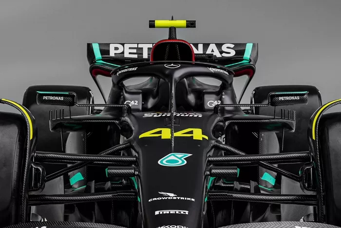 Mercedes W14 detalle
