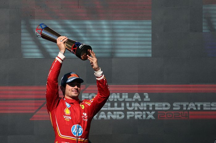 Podio: Charles Leclerc, Ferrari