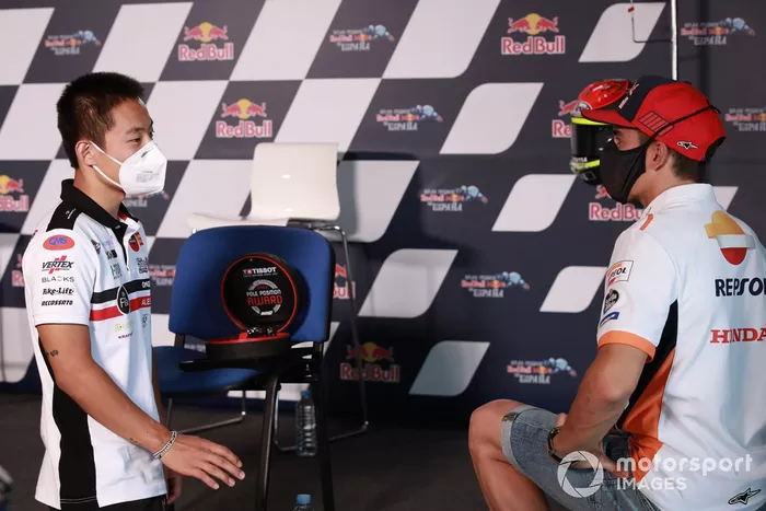 Tatsuki Suzuki, SIC58 Squadra Corse , Marc Marquez, Repsol Honda Team