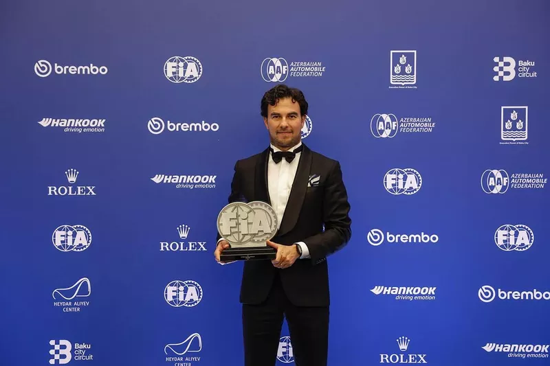 Sergio Perez, lauréat du deuxième prix Red Bull