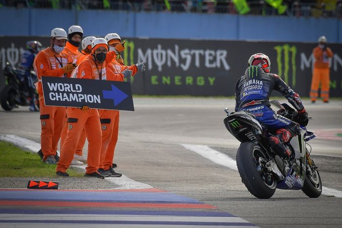 Le Champion du monde Fabio Quartararo, Yamaha Factory Racing