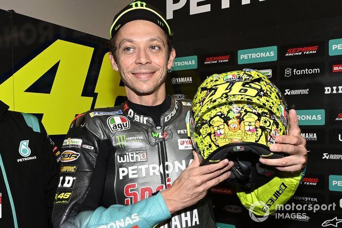 Valentino Rossi, Petronas Yamaha SRT con il suo casco 
