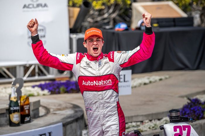 Ganador, Kyle Kirkwood, Andretti Autosport Honda
