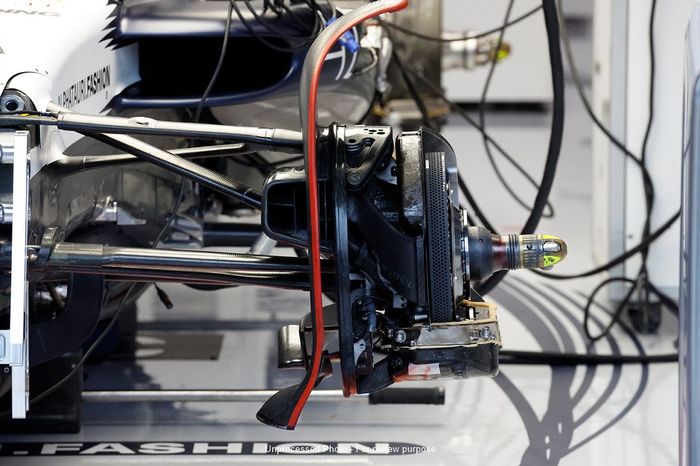 Detalle del tambor de freno AlphaTauri AT04