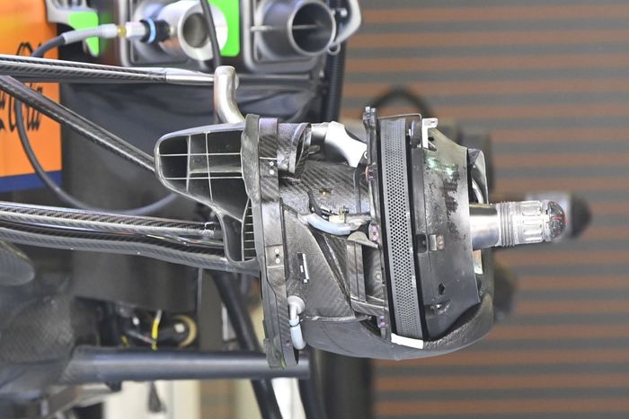Detalle del McLaren MCL35M