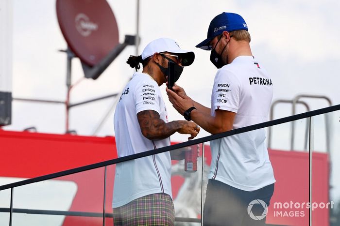 Lewis Hamilton, Mercedes-AMG F1 y Valtteri Bottas, Mercedes-AMG F1 