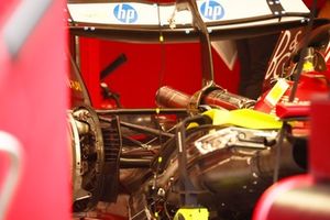 Ferrari SF-25, dettaglio sospensione posteriore